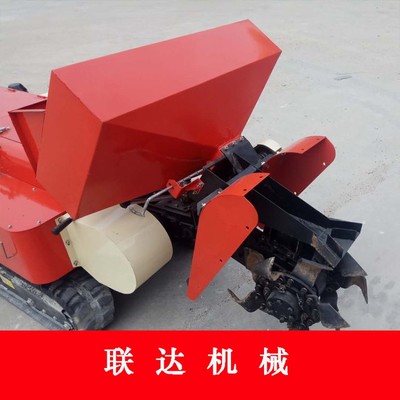 履帶式開溝機經濟作物的開溝施肥作業機 自走式施肥播種機優惠價